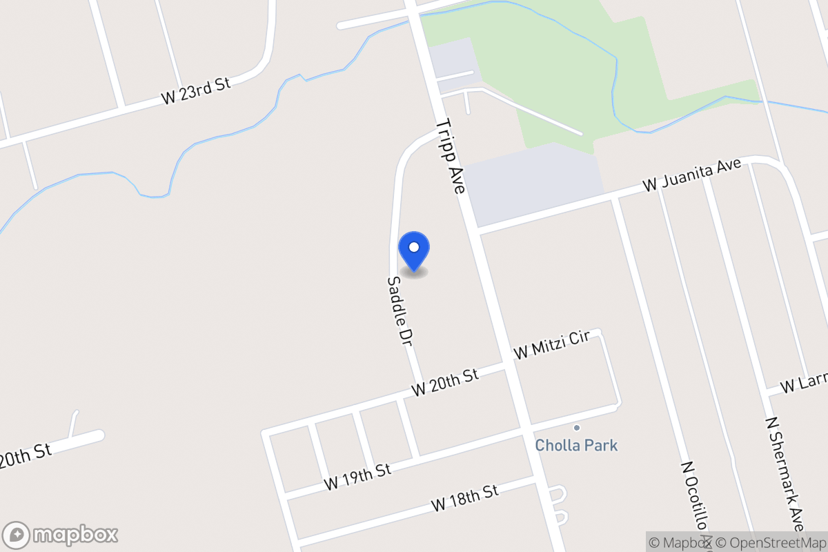 Map of 2031 N Tripp Ave, Ector County, Tx