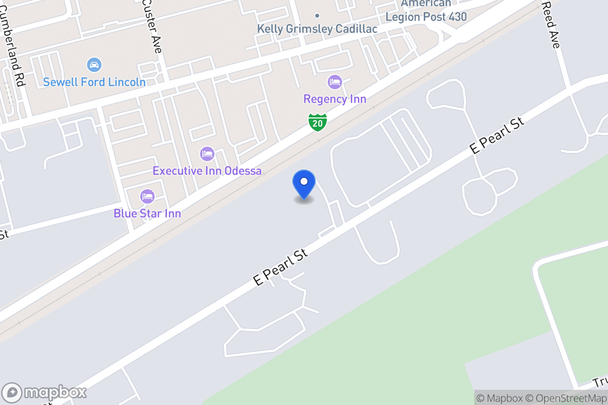 Map of 2525 E Pearl St, Ector County, Tx