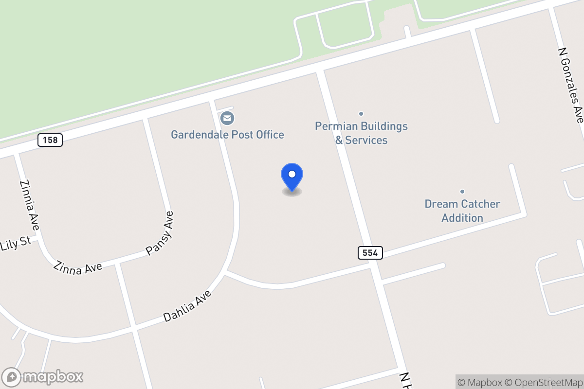 Map of 0 N Hollyhock Ave, Ector County, Tx