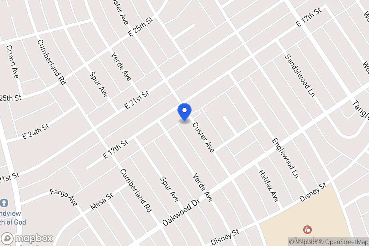 Map of 1519   Custer Ave, Ector County, Tx
