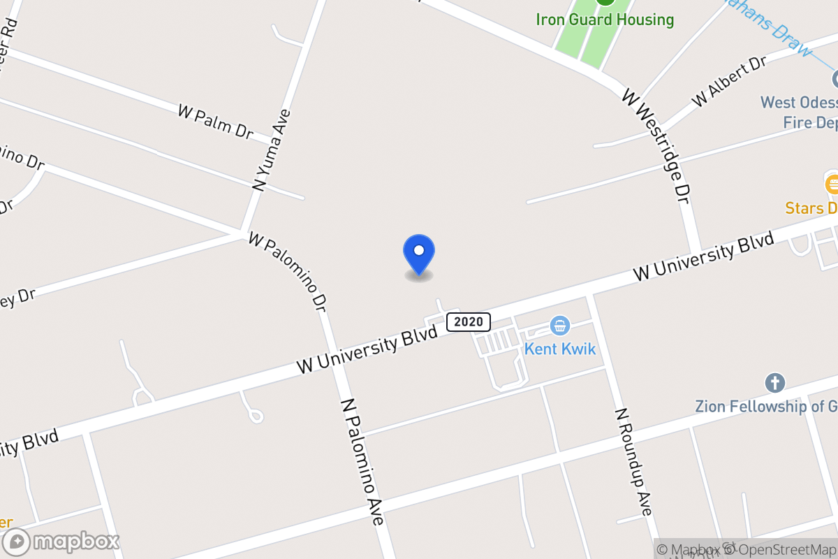 Map of 415 S Scharbauer St, Ector County, Tx