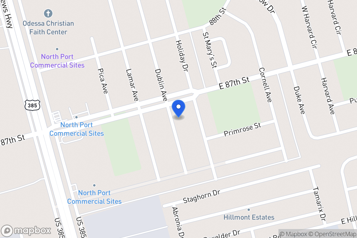 Map of 5908   Kermit Ave, Ector County, Tx