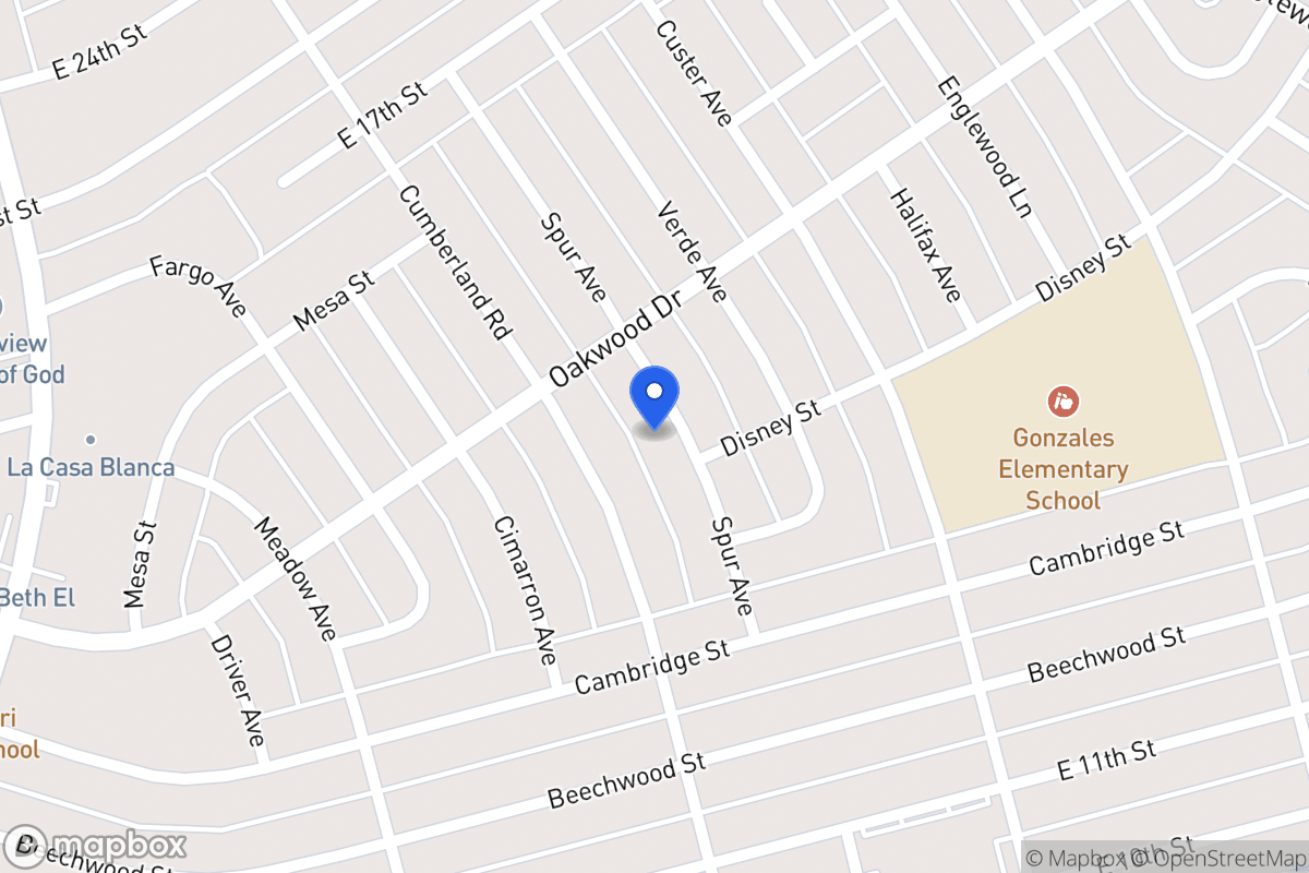 Map of 10735 E Fordham St, Ector County, Tx