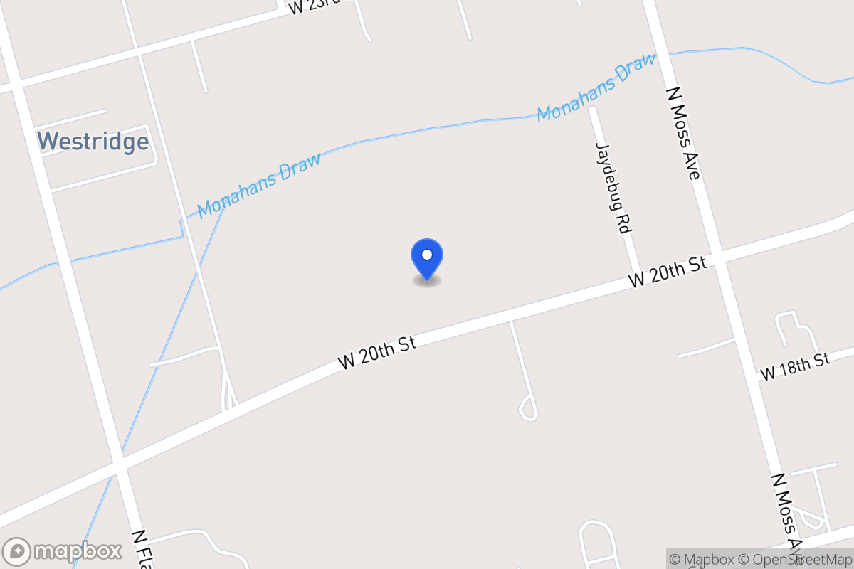 Map of 10620 W 20th St, Ector County, Tx