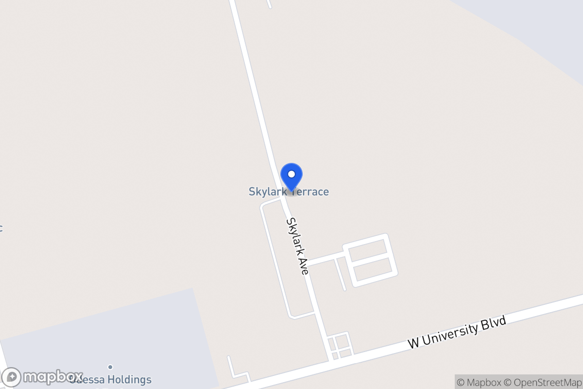 Map of 2988 N Skylark Ave, Ector County, Tx