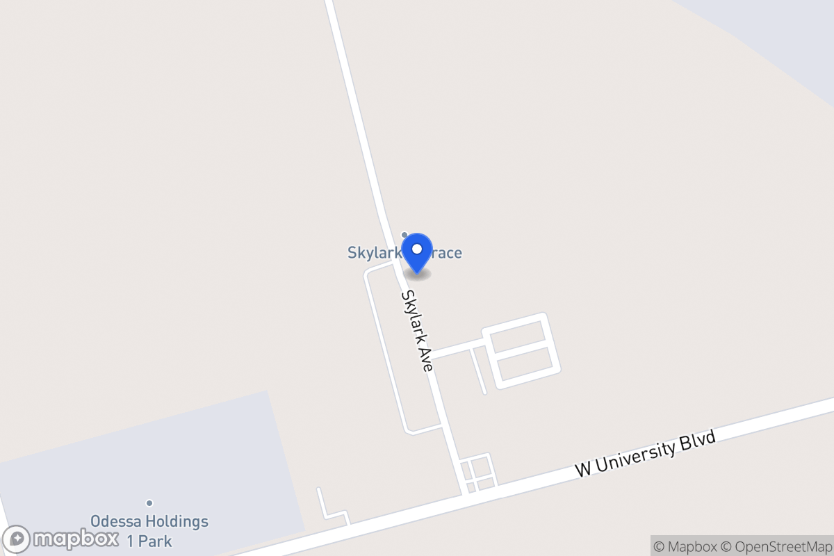 Map of 2984 N Skylark Ave, Ector County, Tx