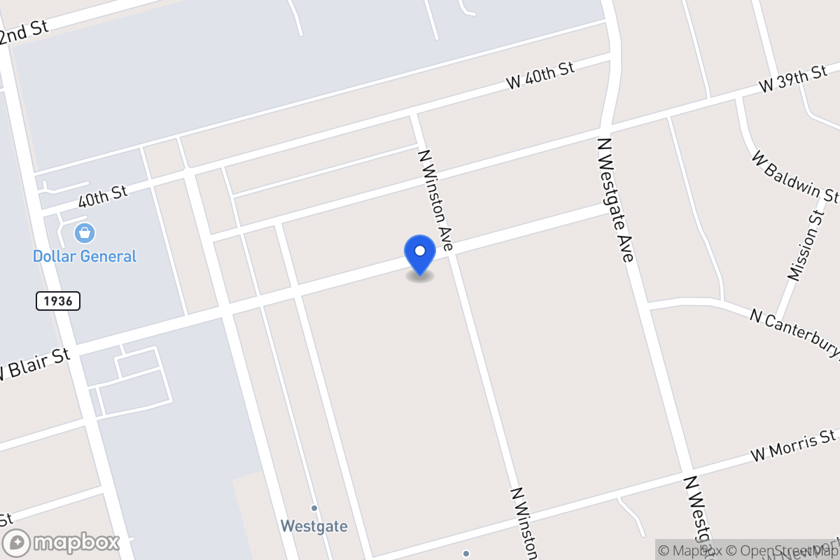 Map of 5401 W Blair St, Ector County, Tx