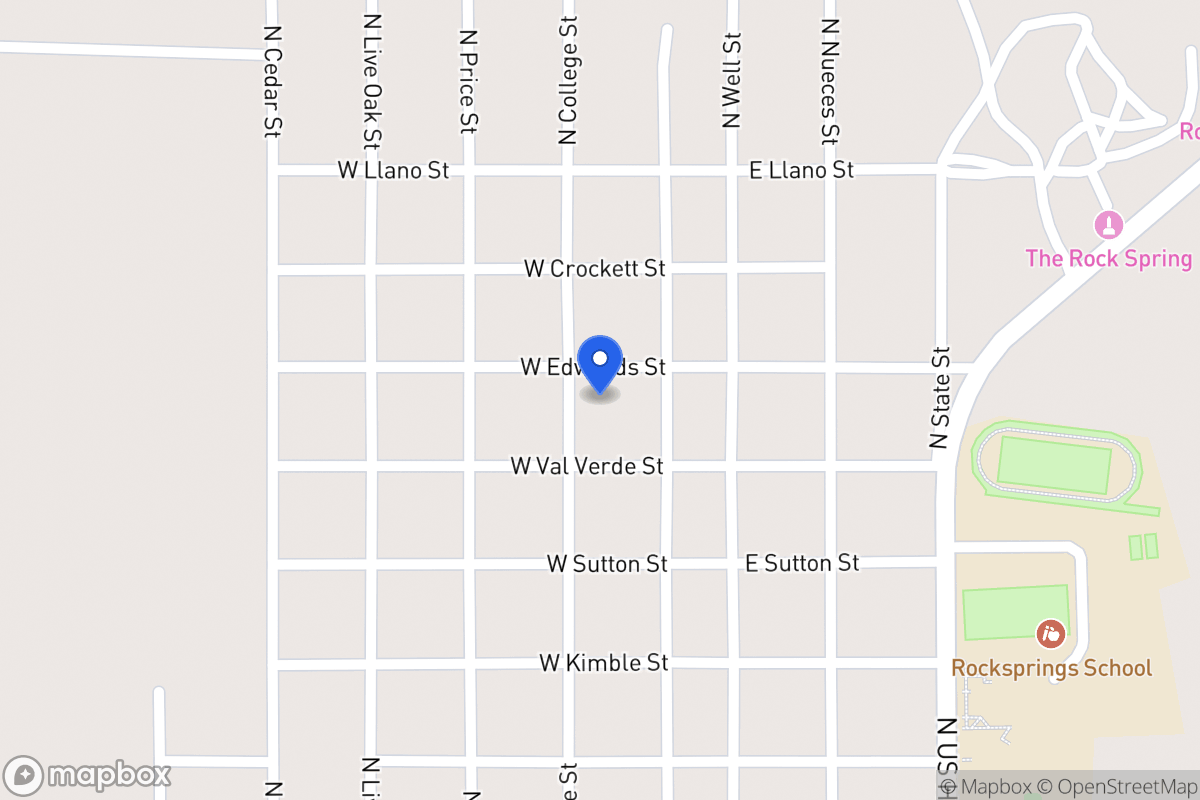 Map of 608  N College , , Tx