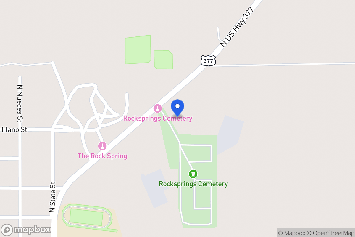 Map of 1038 N Us Hwy 377 , Rocksprings, Tx 78880, Rocksprings
