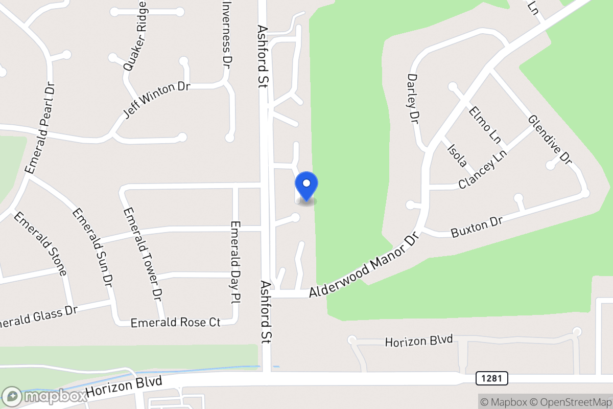 Map of 15000  Ashford St, Horizon City, Tx 79928, Horizon City