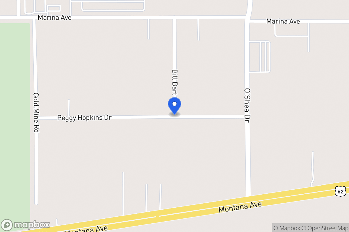 Map of ,  , Tx 79938