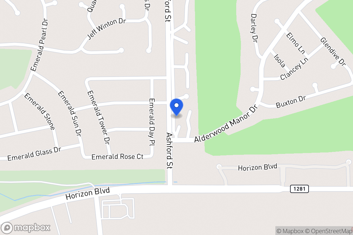 Map of 15000  Ashford St, Horizon City, Tx 79928, Horizon City