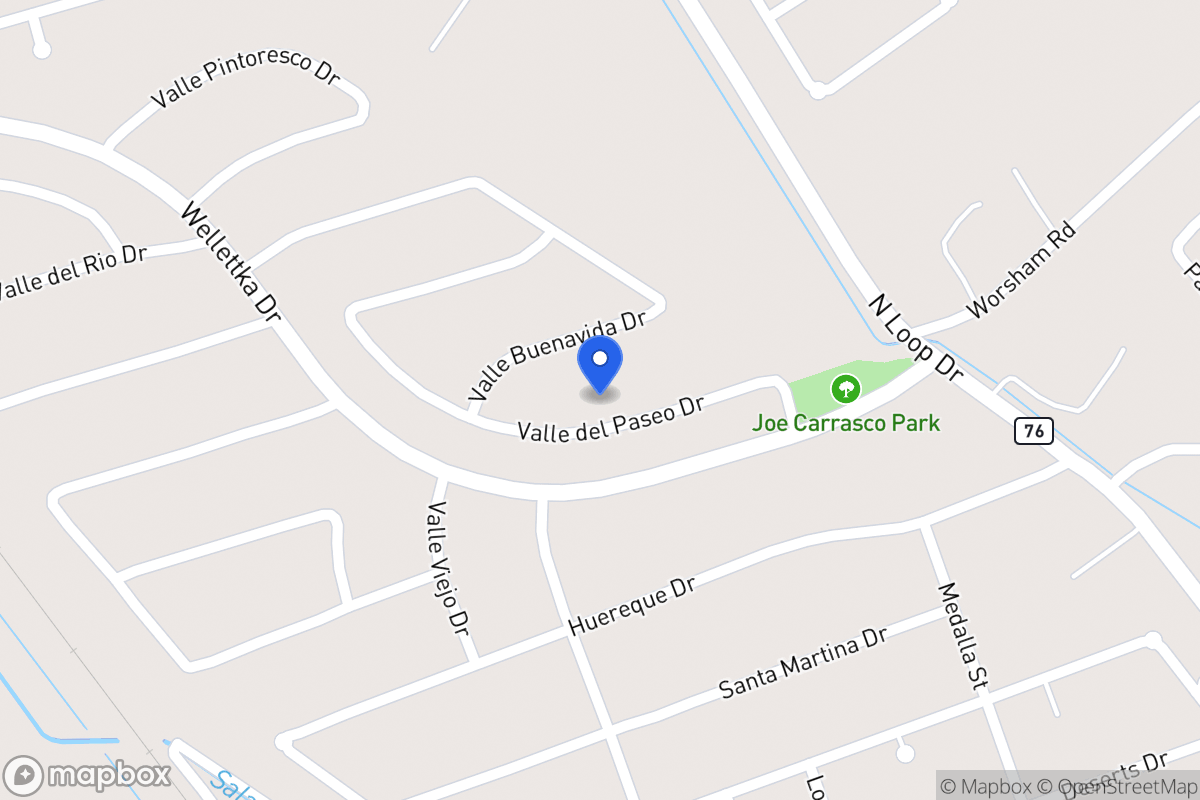 Map of 411  Valle Del Paseo Dr, Socorro, Tx 79927, Socorro