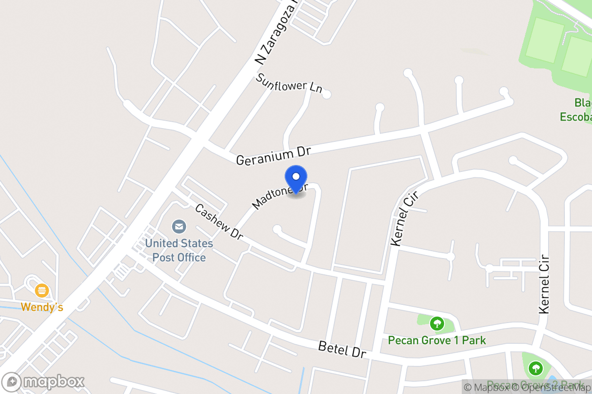 Map of 920  Madtone Dr, El Paso, Tx 79907, El Paso