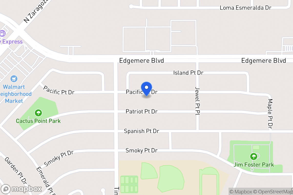 Map of 14266  Pacific Point Dr, El Paso, Tx 79938, El Paso