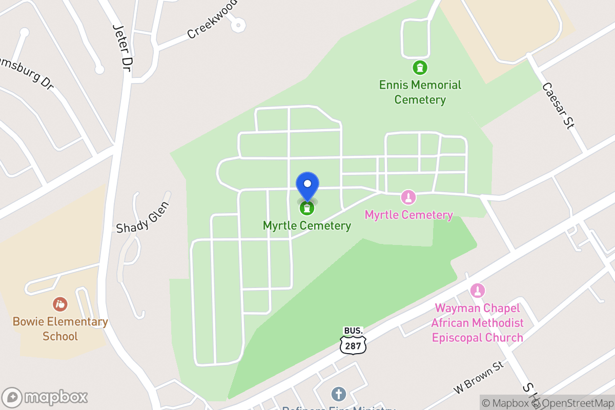 Map of 1106 W Knox St, Ennis, Tx 75119, Ennis