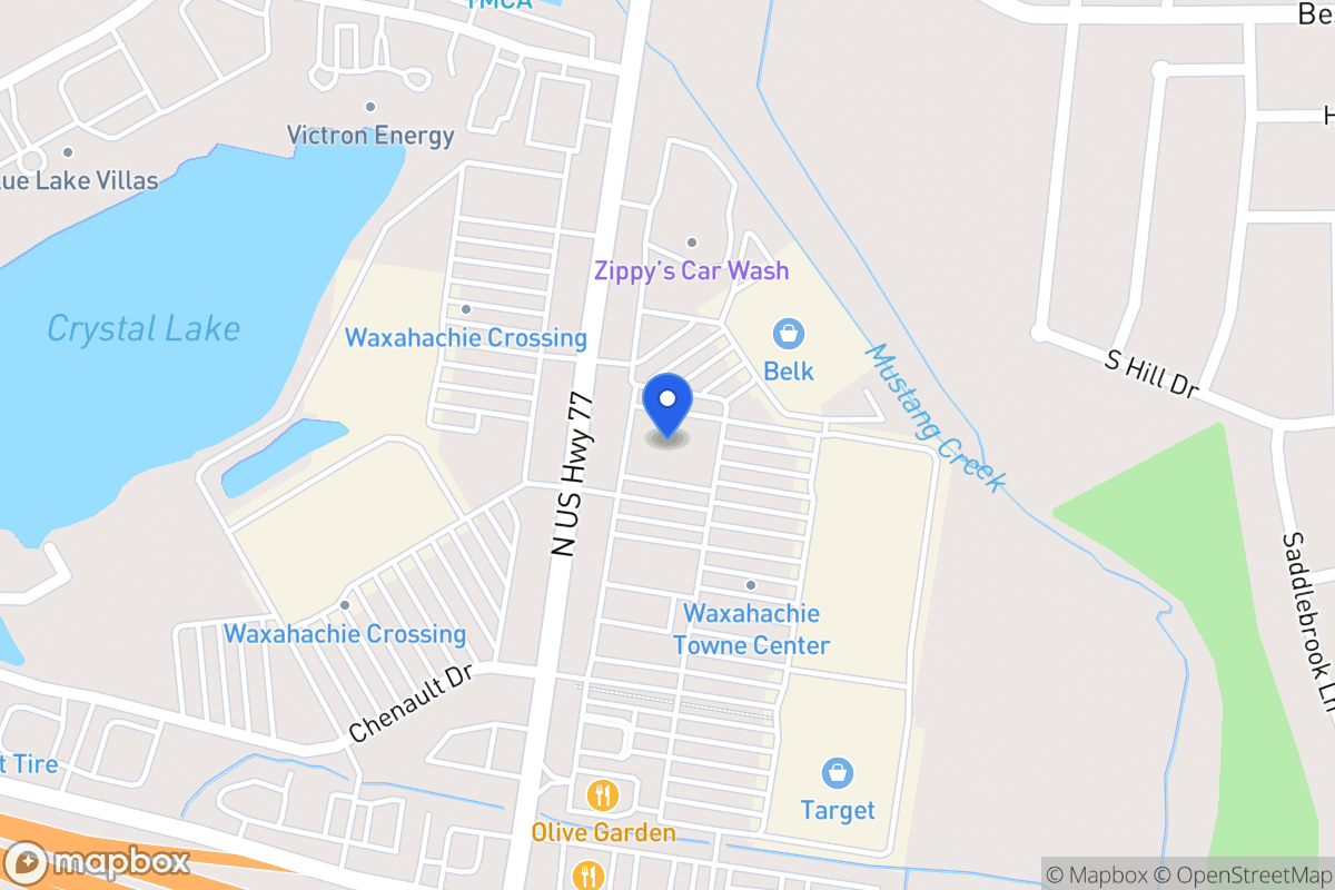 Map of 1440 N Highway 77  , Waxahachie, Tx 75165, Waxahachie