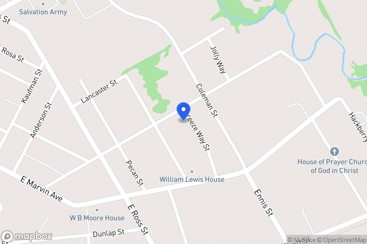 Map of 115   Breezeway St, Waxahachie, Tx 75165, Waxahachie