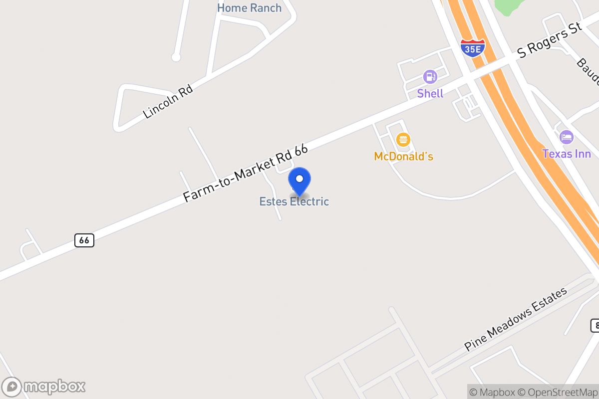 Map of 1499 W Fm 66  , Waxahachie, Tx 75167, Waxahachie