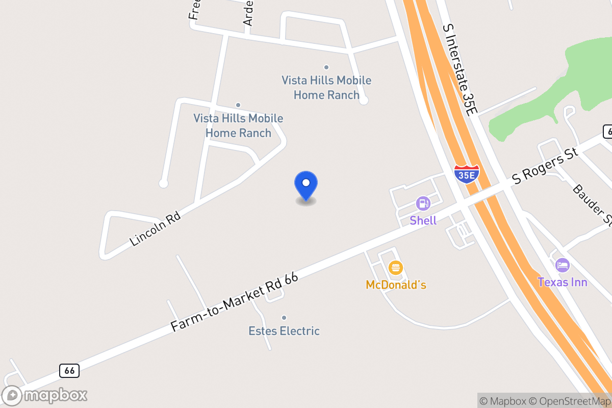 Map of 66   Interstate 35  , Waxahachie, Tx 75165, Waxahachie