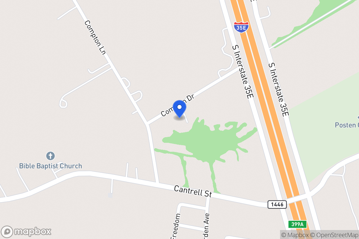 Map of 155   Compton Dr, Waxahachie, Tx 75167, Waxahachie