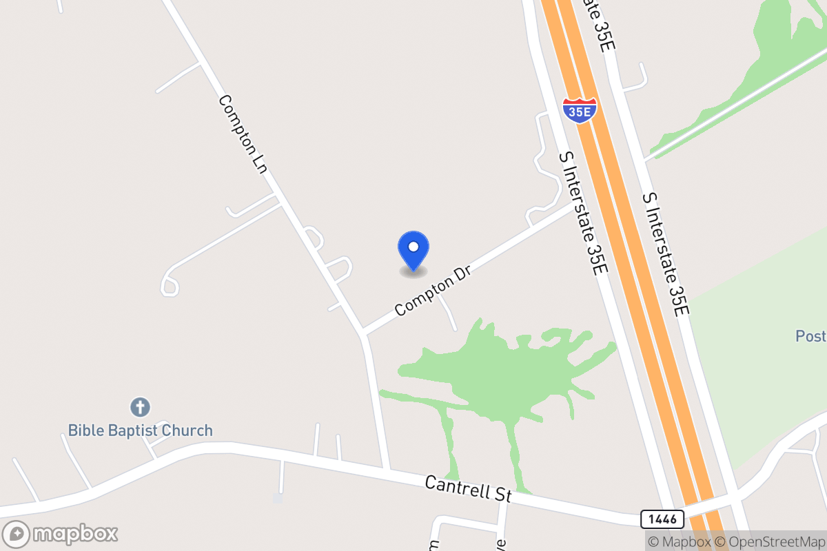 Map of 156   Compton Dr, Waxahachie, Tx 75167, Waxahachie