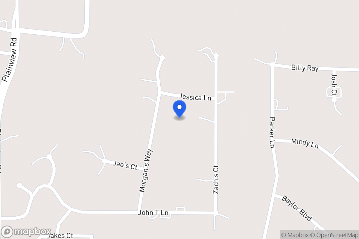 Map of 3020   Jessica Ln, Midlothian, Tx 76065, Midlothian