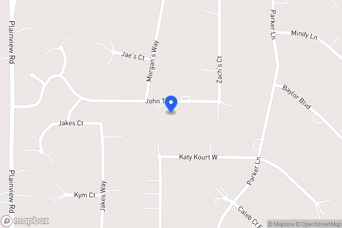 Map of 3020   John T Ln, Midlothian, Tx 76065, Midlothian