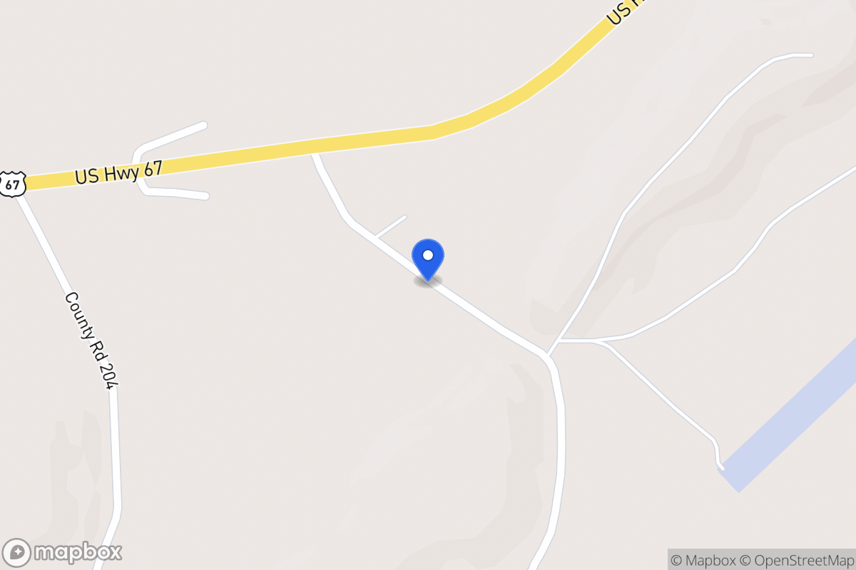Map of 25620    Us67                                     , , Tx 000000
