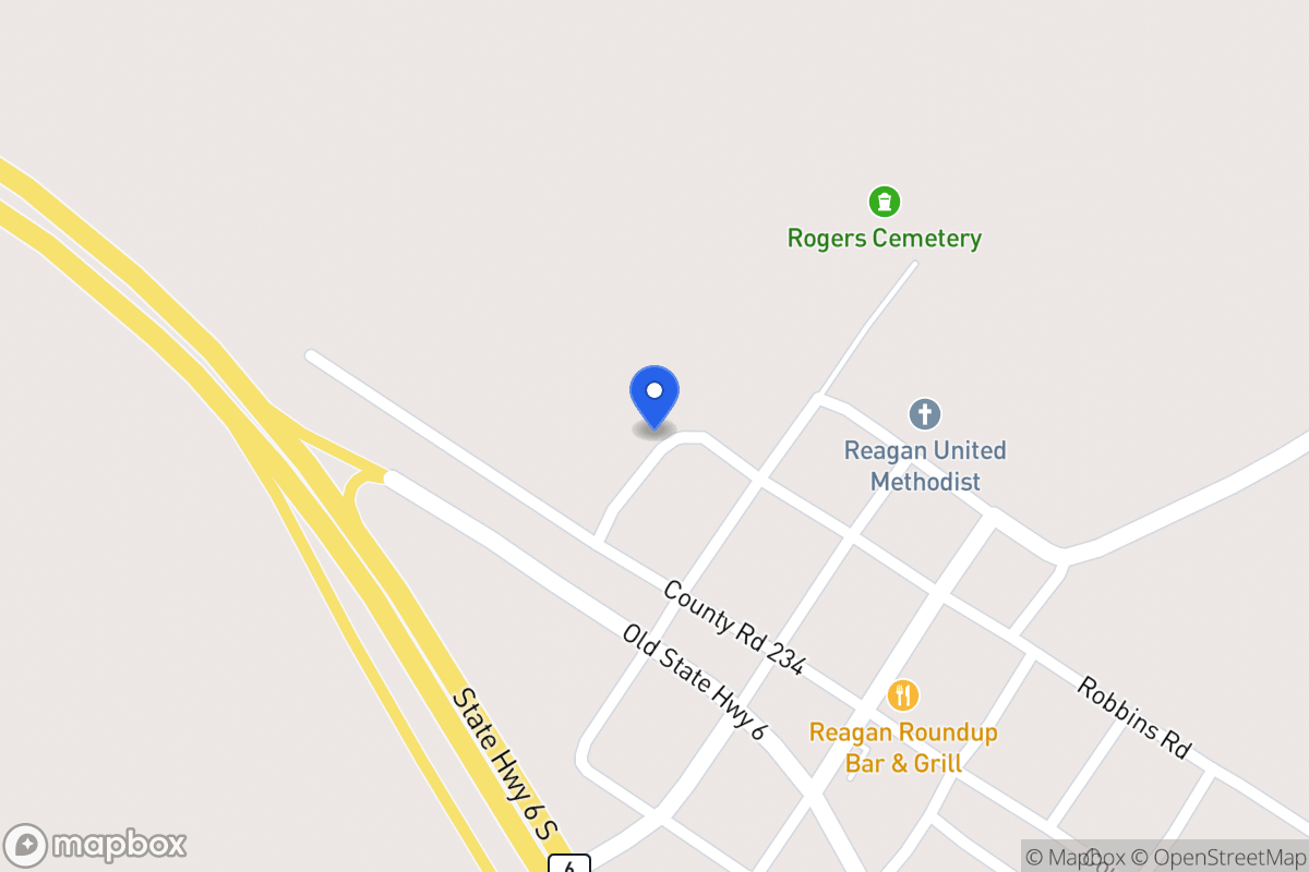 Map of 206  Cr 2901 , Reagan, Tx 76680, Reagan