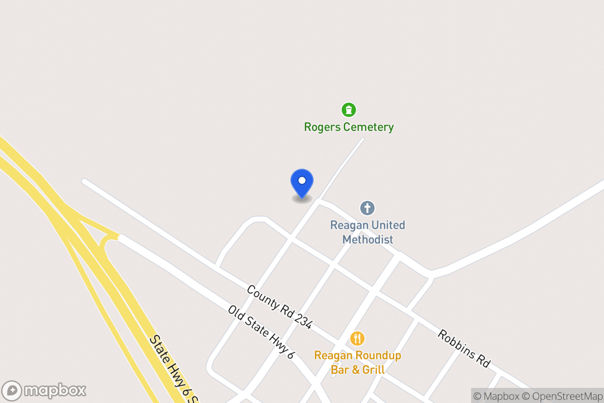 Map of Cr 2902 , Reagan, Tx 76680, Reagan