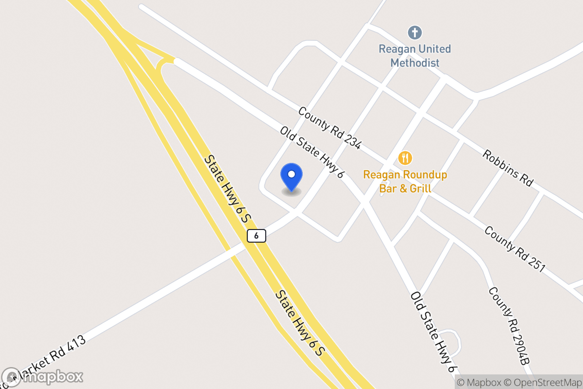Map of 3669  Fm 413 , Reagan, Tx 76680, Reagan