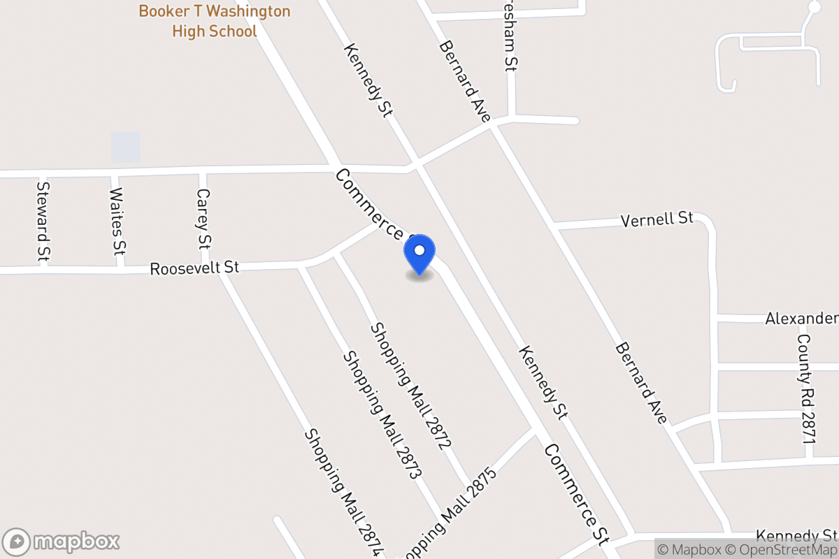 Map of 1318  Commerce St , Marlin, Tx 76661, Marlin