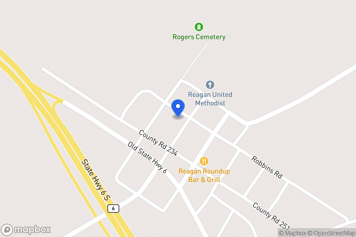 Map of 121  Cr 2903 , Reagan, Tx 76680, Reagan