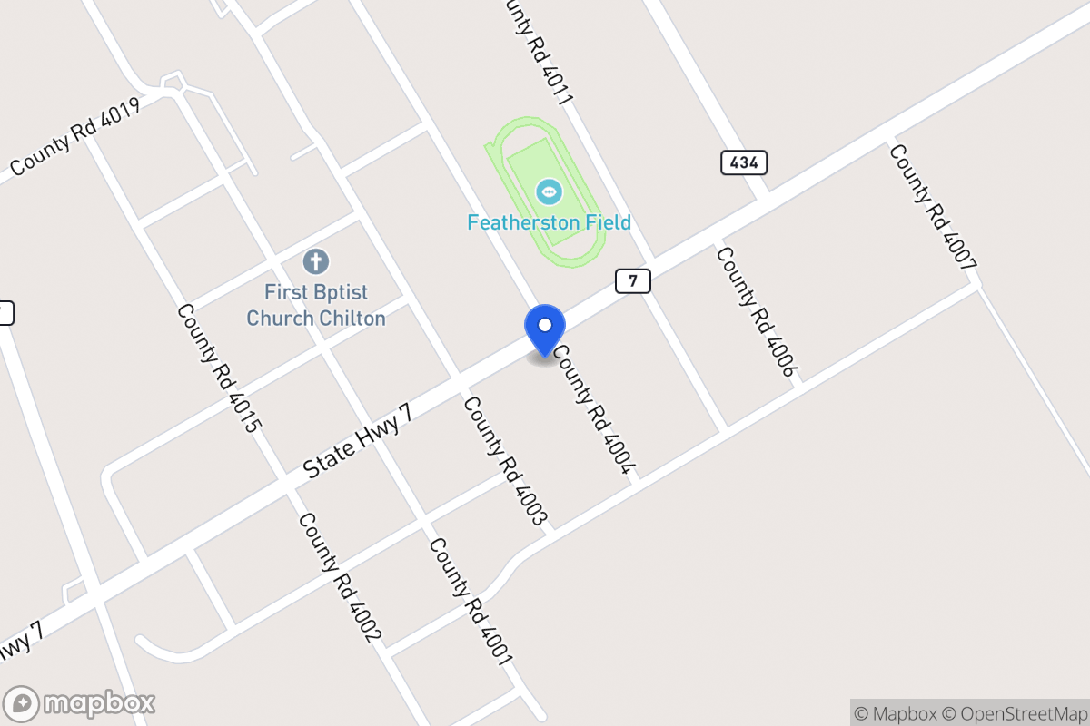 Map of Sixth St , Chilton, Tx 76632, Chilton