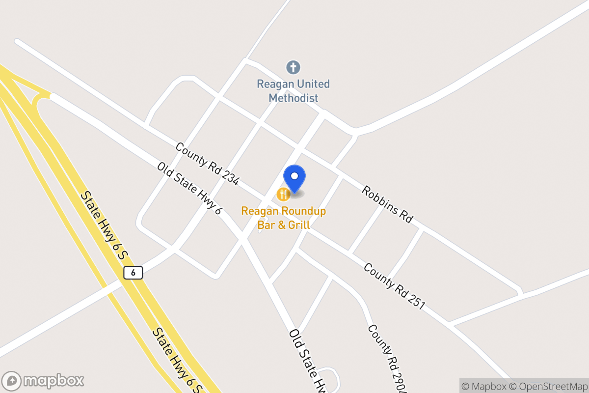 Map of Cr 251 , Reagan, Tx 76680, Reagan