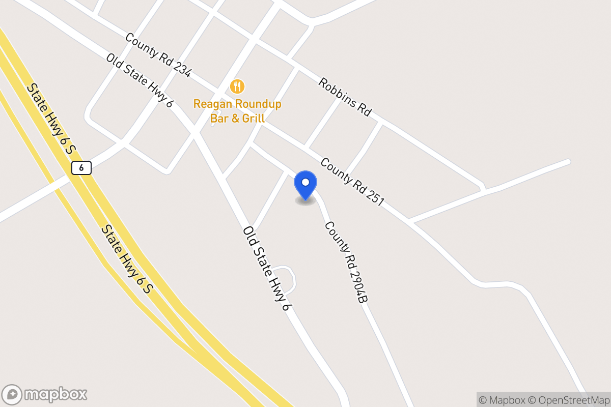 Map of , Reagan, Tx 76680, Reagan