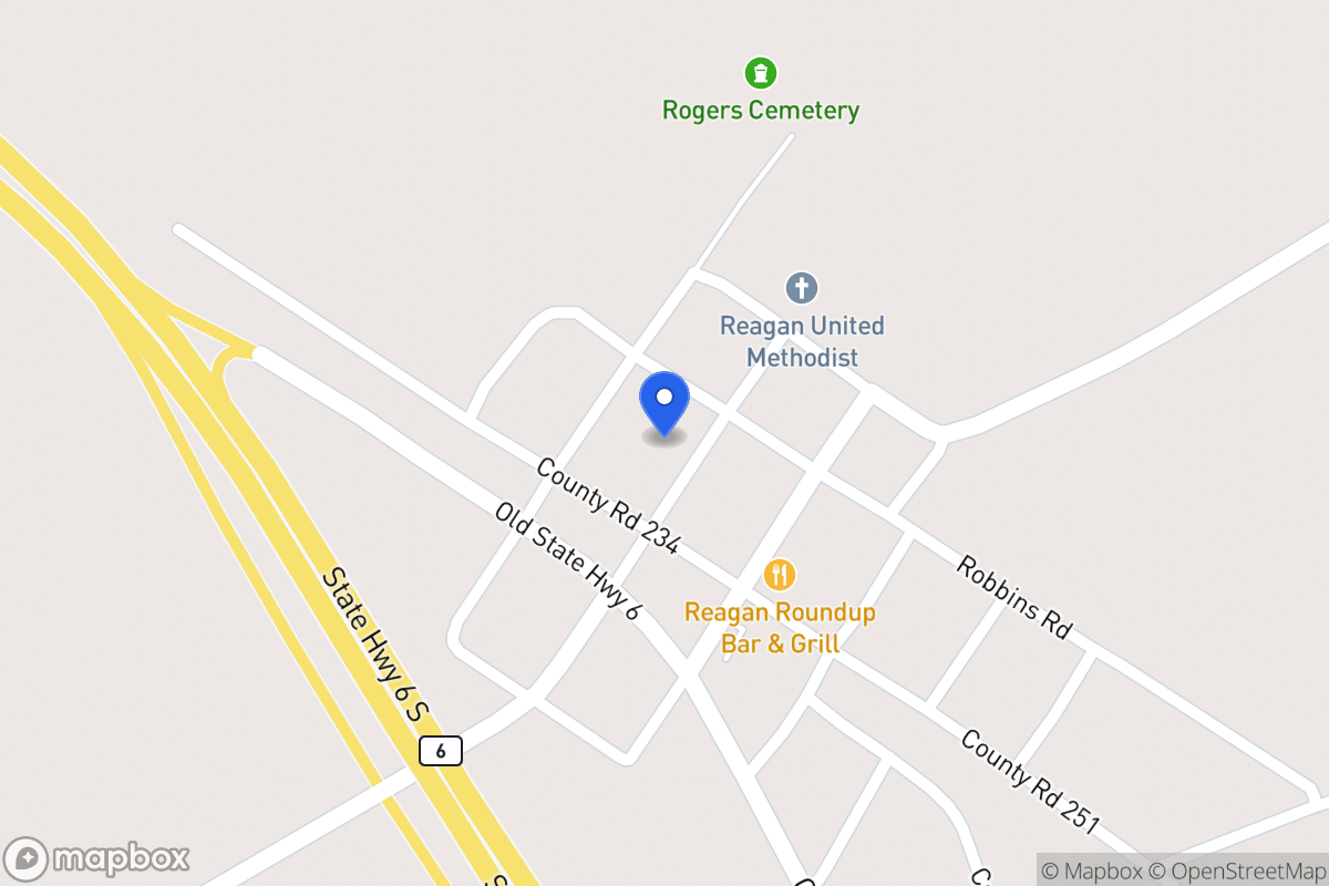 Map of 117  Cr 2903 , Reagan, Tx 76680, Reagan