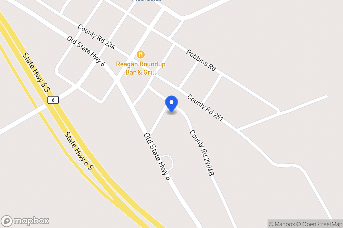 Map of , Reagan, Tx 76680, Reagan