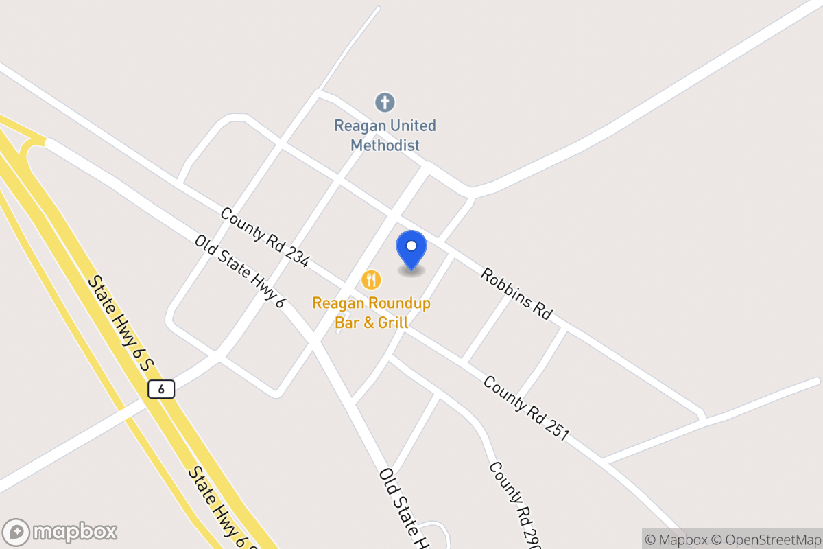 Map of 125  Cr 2904 , Reagan, Tx 76680, Reagan