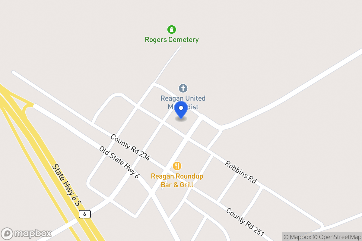 Map of 174  Cr 2901 , Reagan, Tx 76680, Reagan
