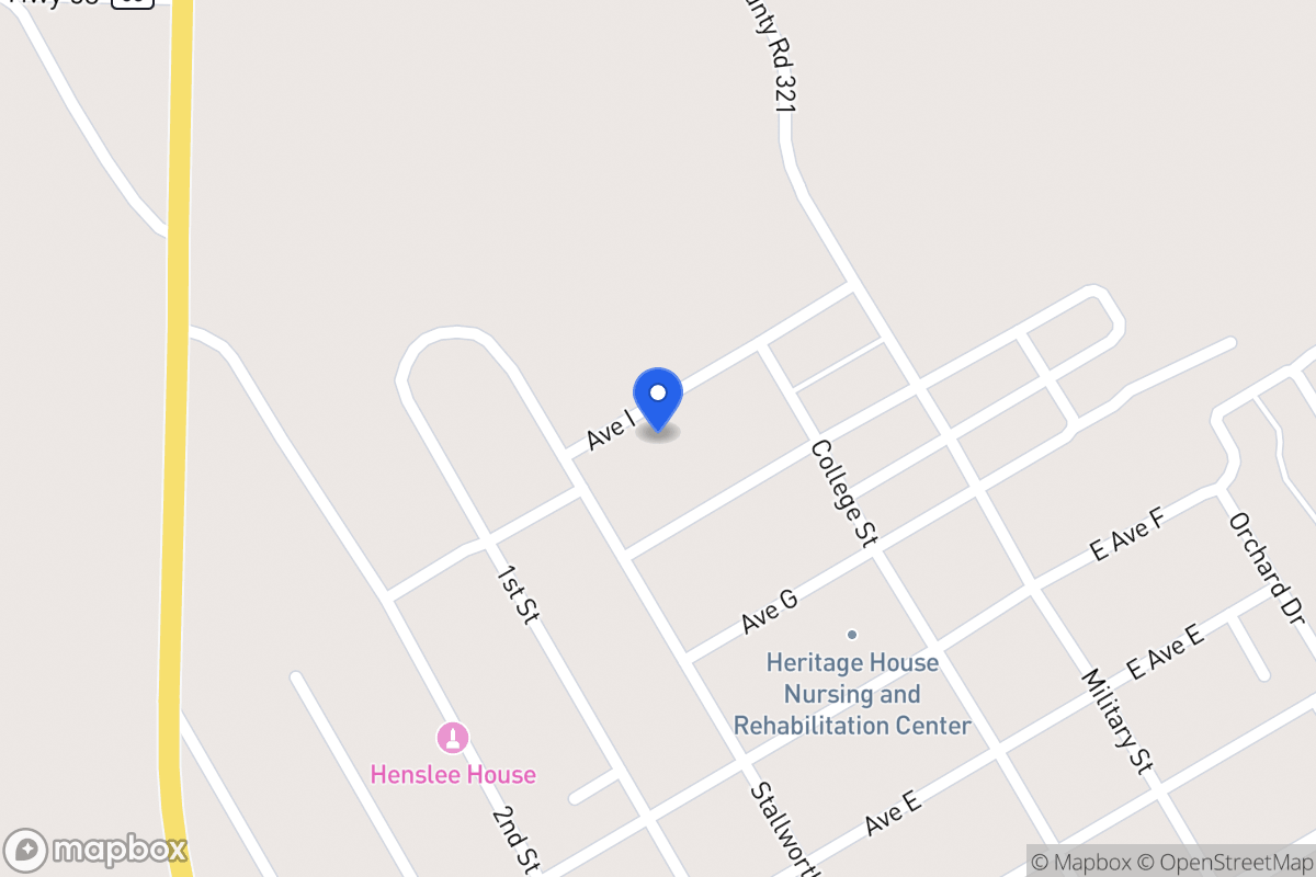 Map of 301  E Ave I , Rosebud, Tx 76570, Rosebud