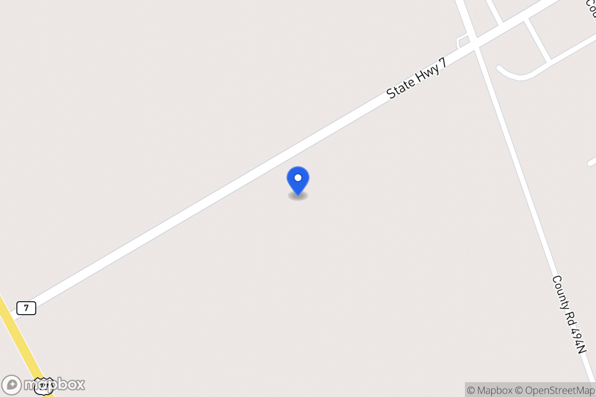 Map of 2514  Hwy 7 , Chilton, Tx 76632, Chilton