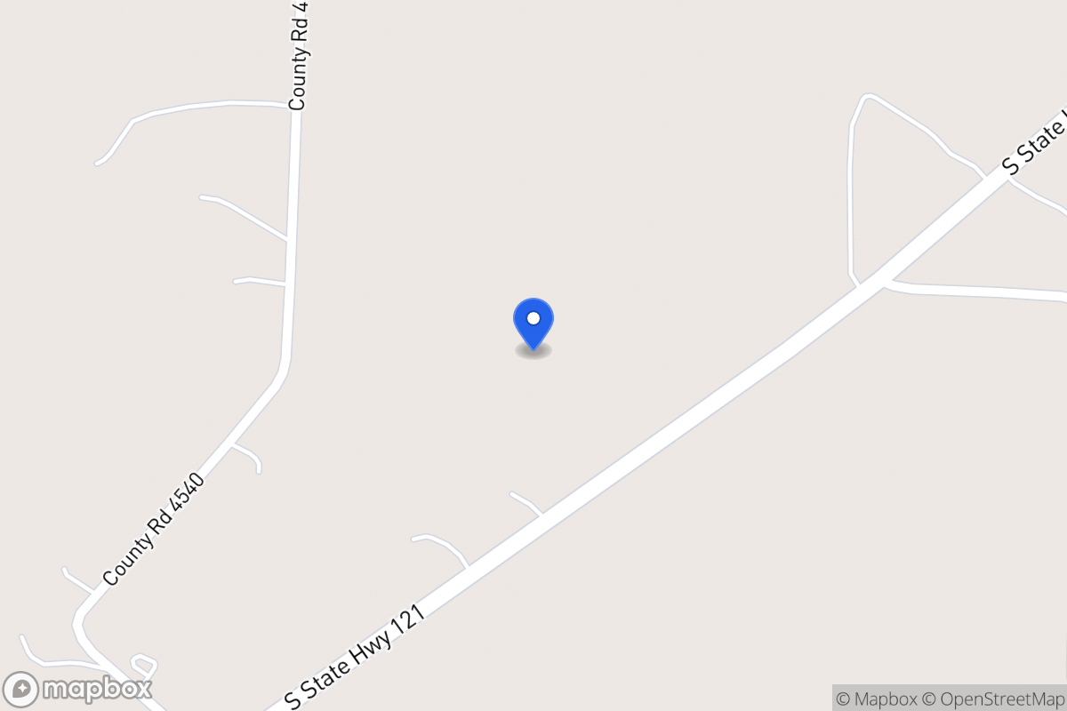 Map of 11600 S Hwy 121 , Trenton, Tx 75490, Trenton