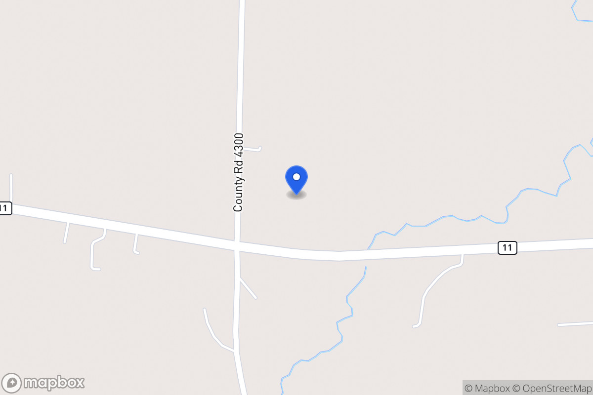 Map of 1171  Cr 4300 & Hwy 11 , Whitewright, Tx 75491, Whitewright
