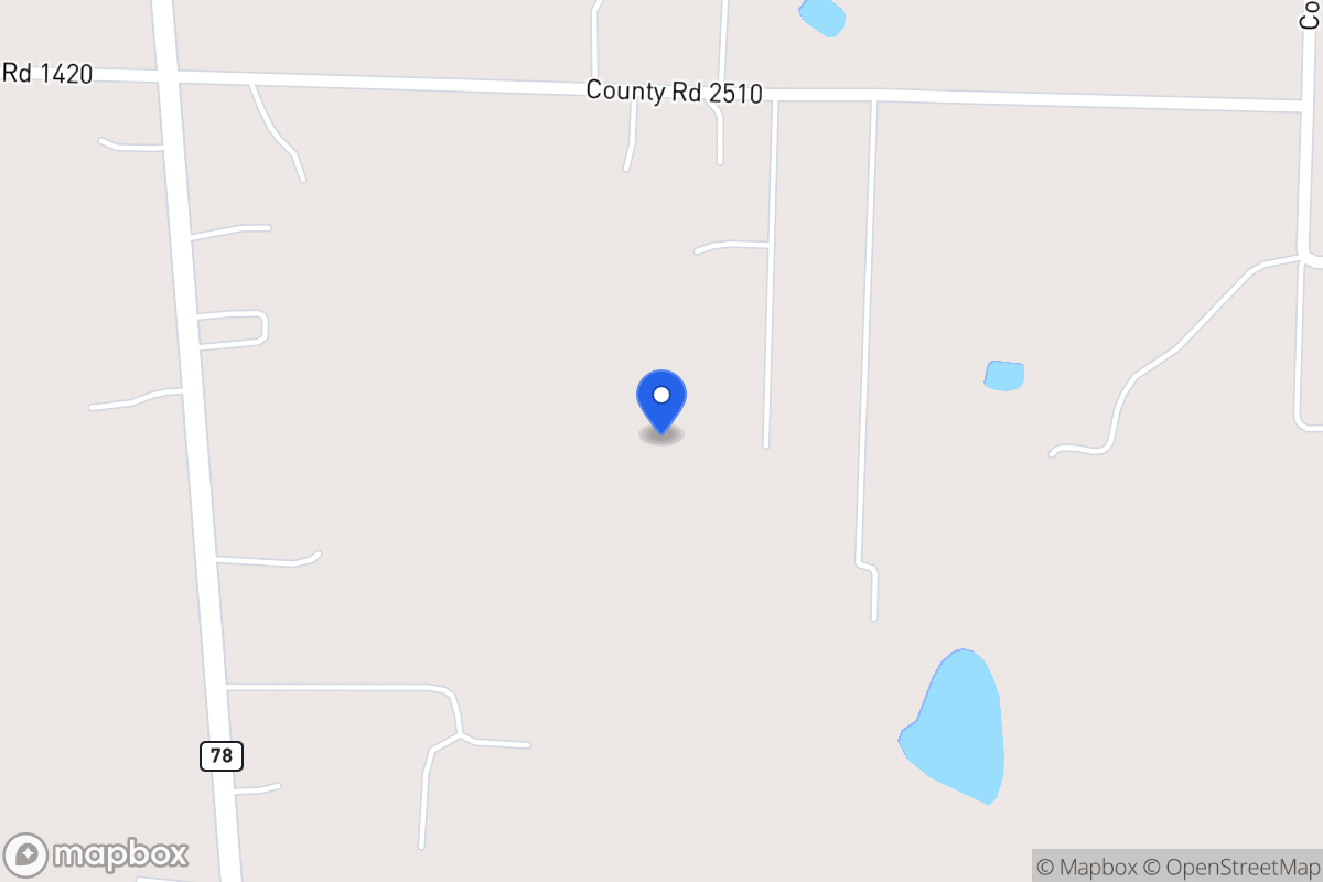 Map of 570  Cr 2510 , Bonham, Tx 75418, Bonham
