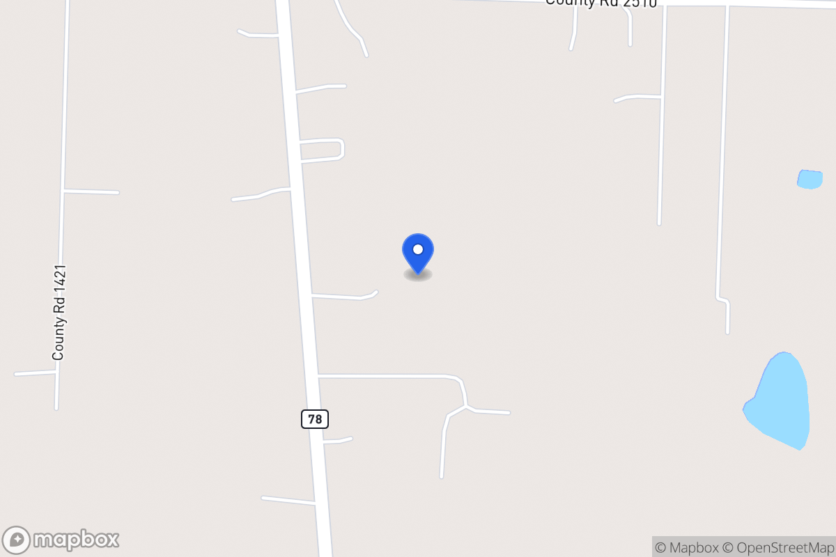 Map of 4946 N Hwy 78 , Bonham, Tx 75418, Bonham
