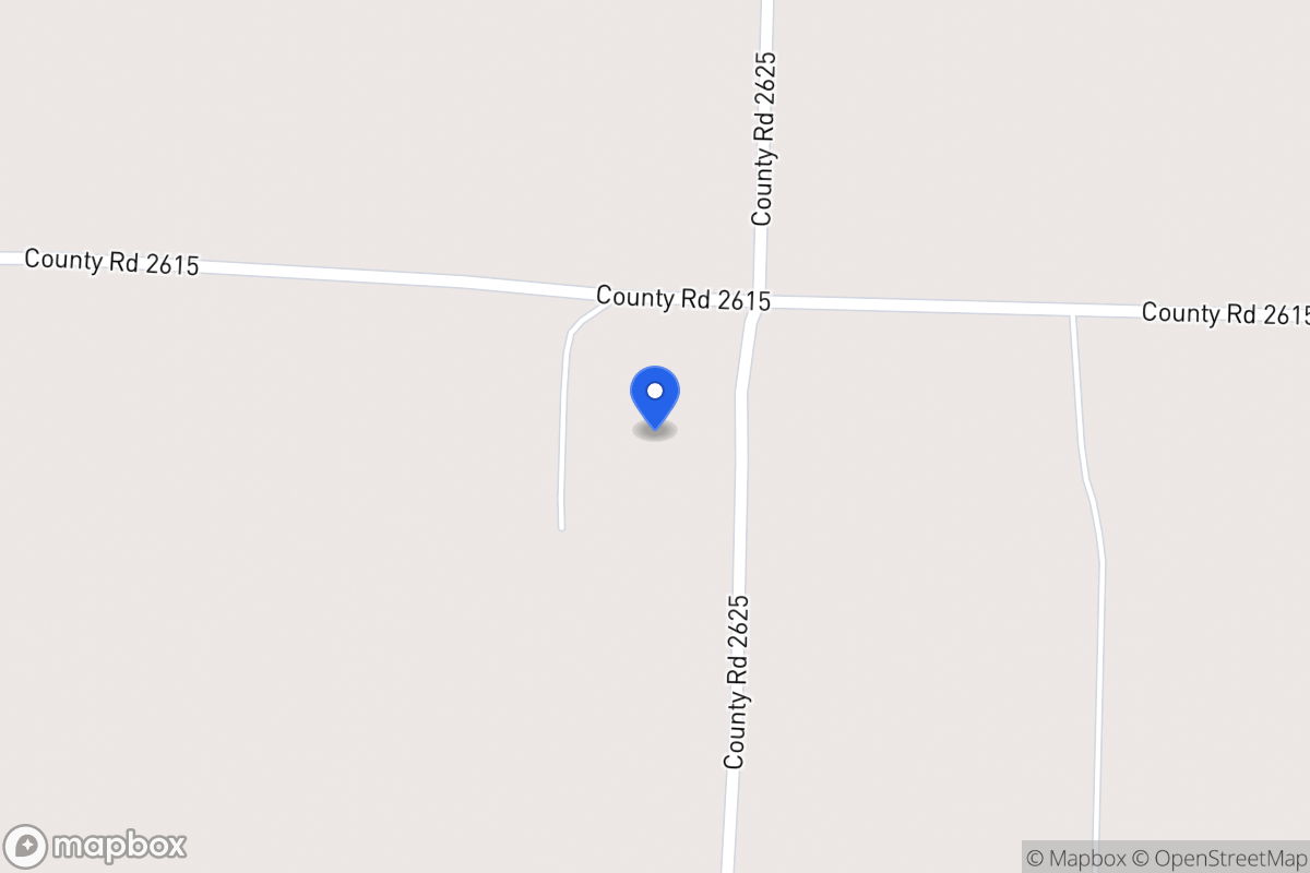 Map of 1852  Cr 2625 , Telephone, Tx, Telephone