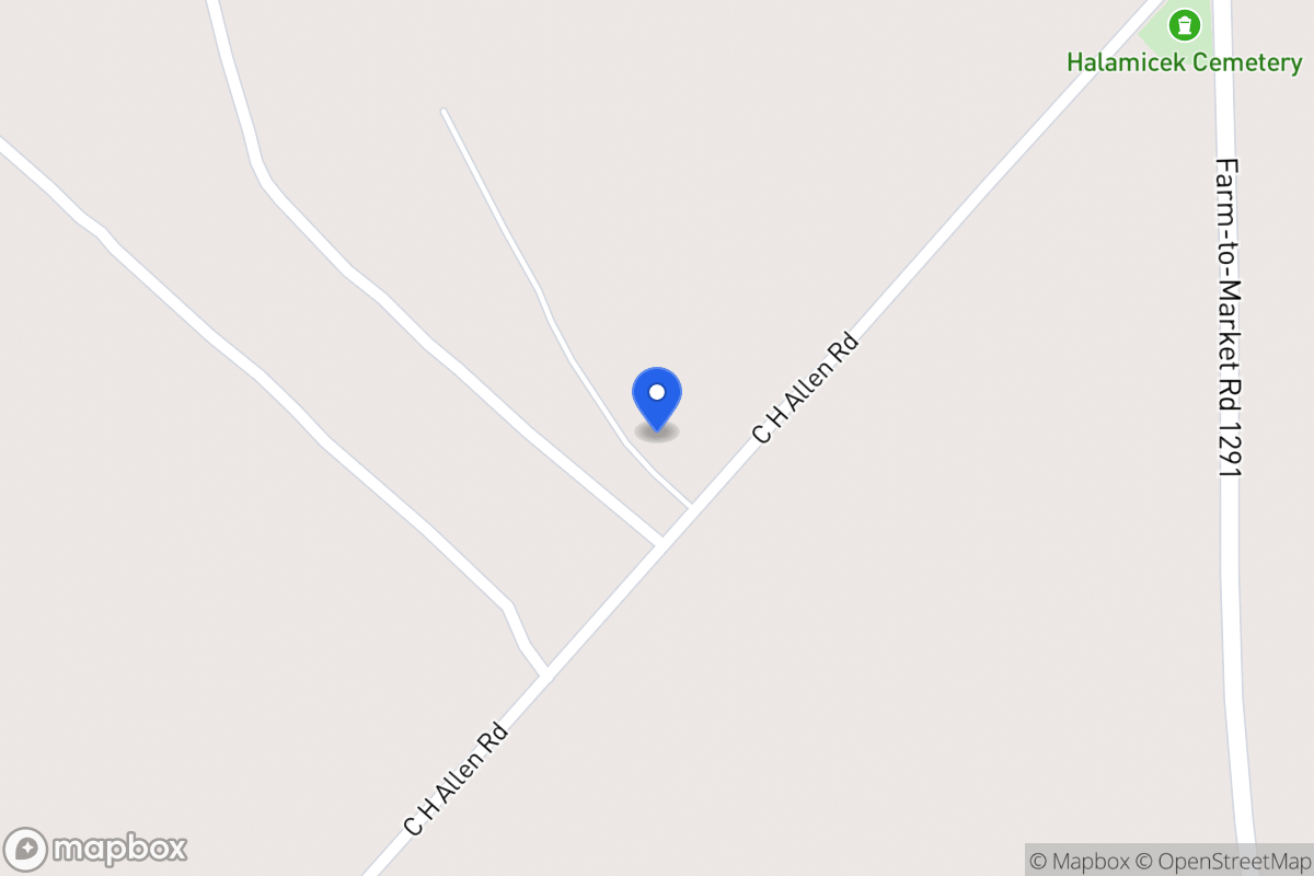Map of 1543  C H Allen Rd , Fayetteville, Tx, Fayetteville