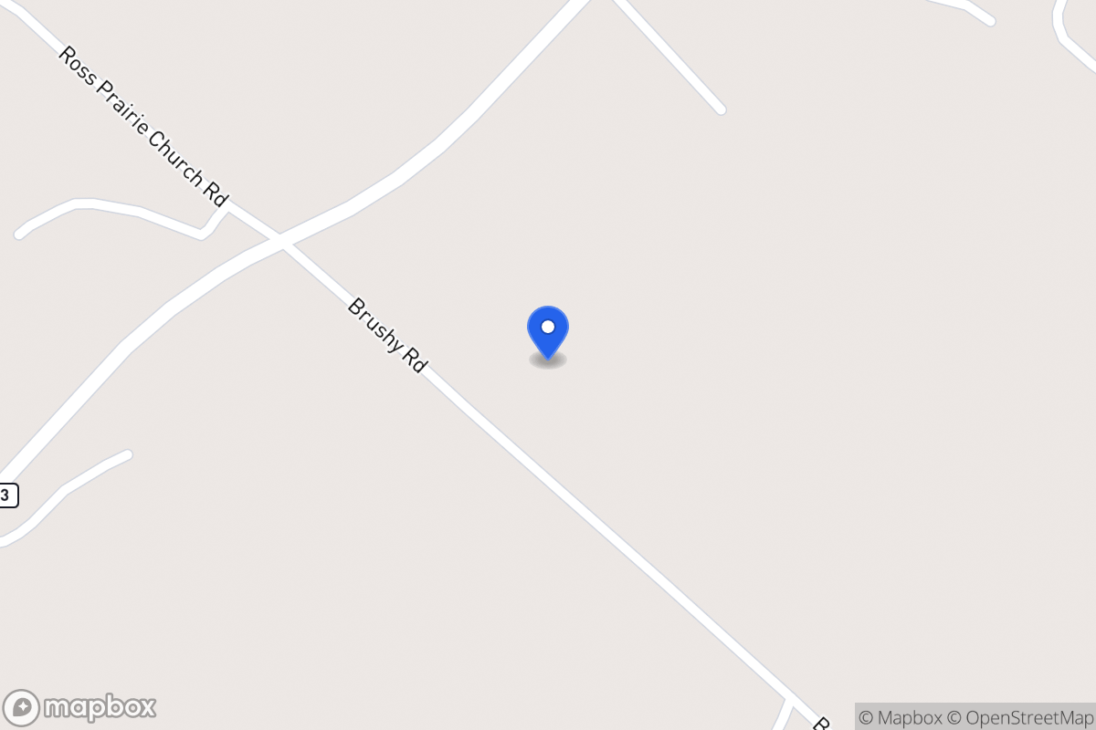 Map of 2844  Brushy Rd , Fayetteville, Tx, Fayetteville